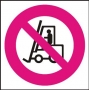 Symbol - zákaz provozu vozíků