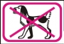 Symbol - zákaz vstupu se psem