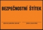Bezpečnostní štítek