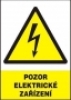 Pozor elektrické zařízení