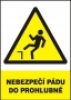 Nebezpečí pádu do prohlubně