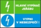 Hlavní vypínač jeřábu - Vypni v nebezpečí