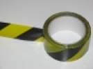 Páska T normová samolepící, žlutočerná, šíře 50 mm