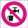 Symbol - zákaz pití vody