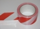Páska G normová samolepící, červenobílá, šíře 60 mm