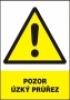 Pozor - úzký průřez
