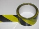 Páska T protisměrná samolepící, žlutočerná, šíře 50 mm